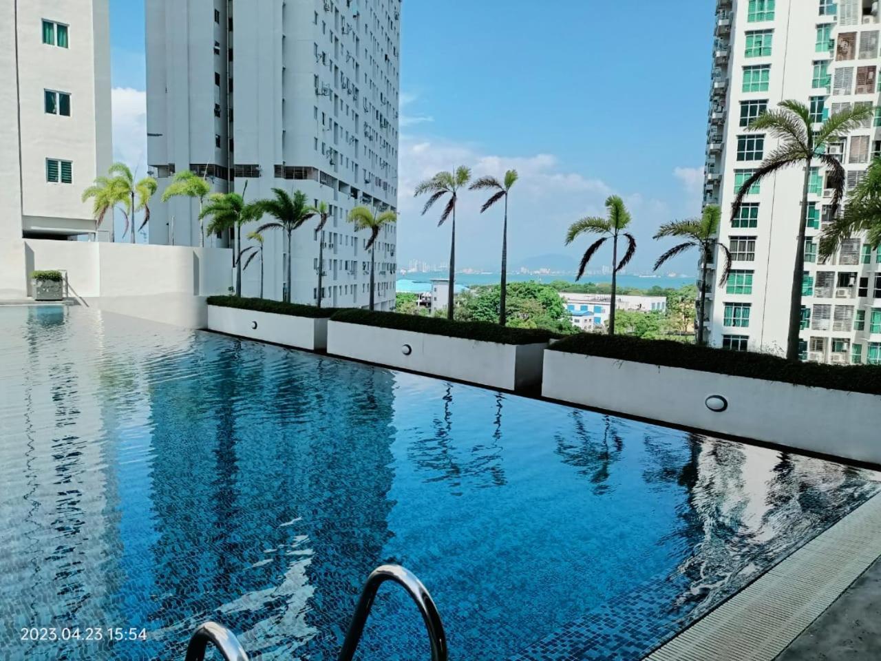 City Town 2-6 Pax Beautiful View Cozy Condo, Jelutong, Georgetown, Centre Heart Of Penang Island, Near Highway Komtar Gurney Dış mekan fotoğraf